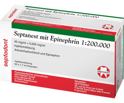 Septanest mit Epinephrin