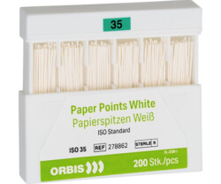 Papierspitzen, weiß